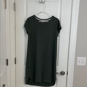 Elegant moss green Dress